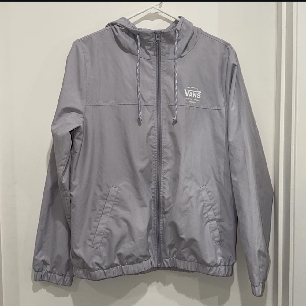 Vans Light Gray/Lavender Windbreaker Jacket
